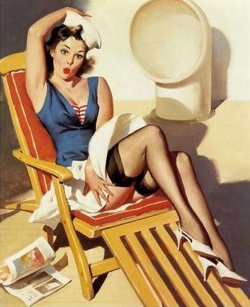Pinup Vintage on Hey Sailor  A Look At Elvgren Pinups    Oh  For The Love Of Vintage