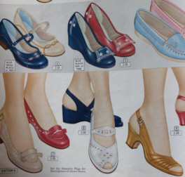vintage shoes 1950s style
